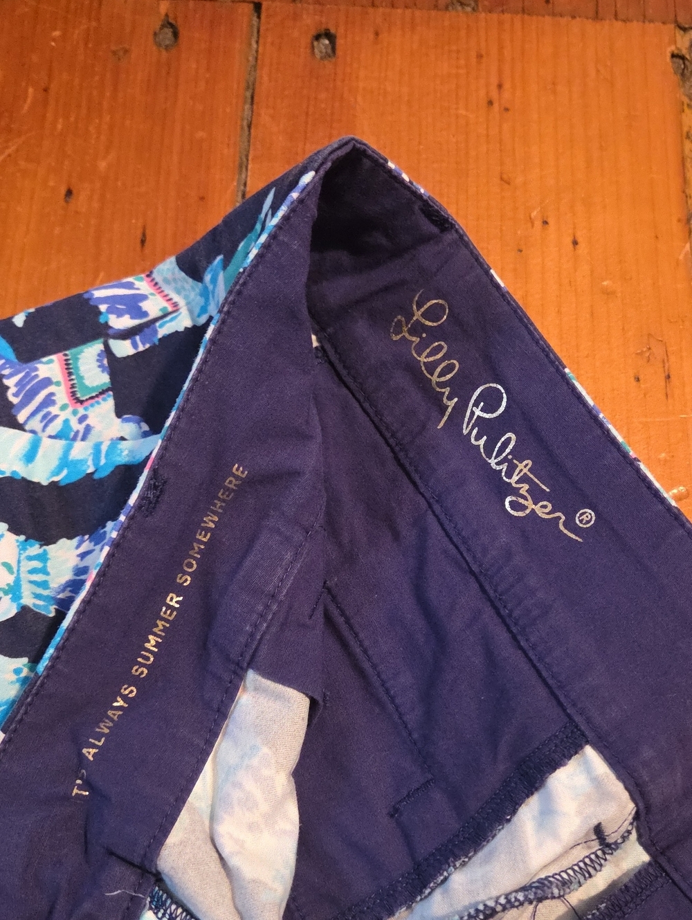 Lilly Pulitzer Callahan Stretch Shorts Alpaca My Bags Size 0 - Picture 5 of 5
